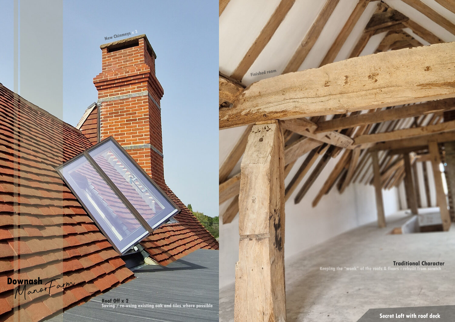 Manor farm oak-framed loft