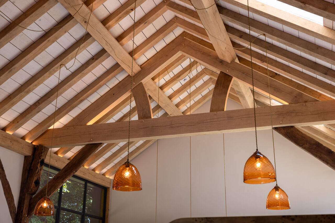 Kingston Manor flint barn restoration