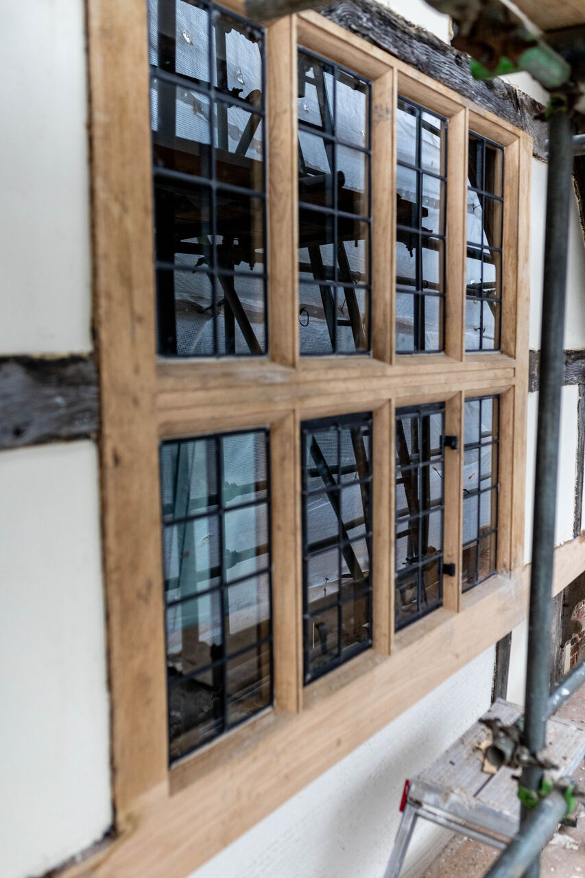 Wapsbourne Manor oak-frame restoration