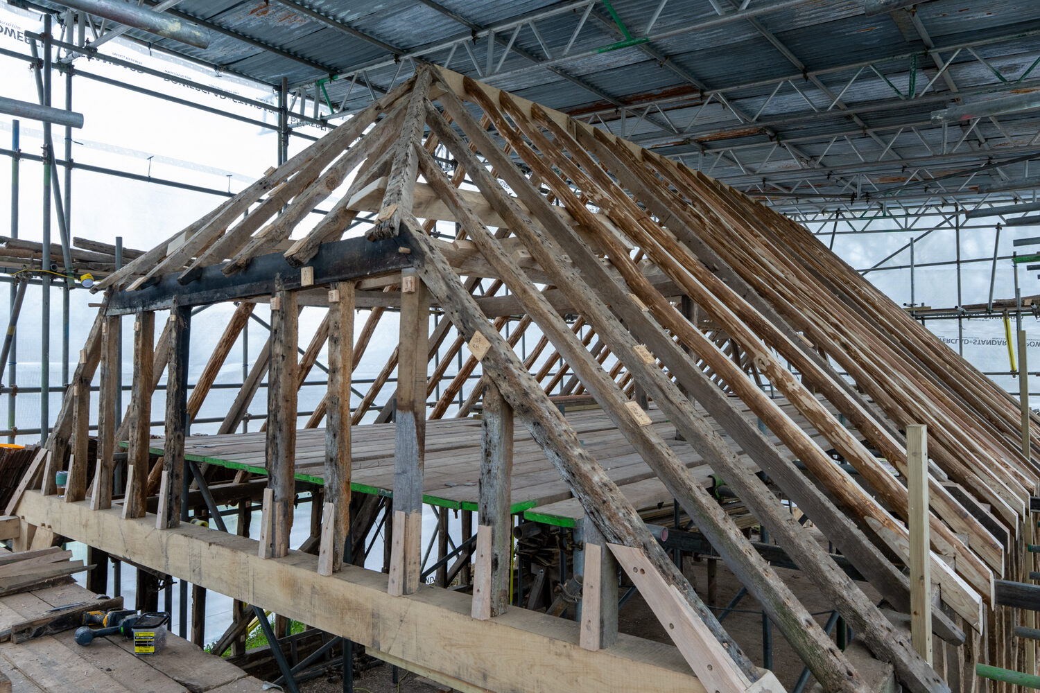 Great Dixter cart shed restoration