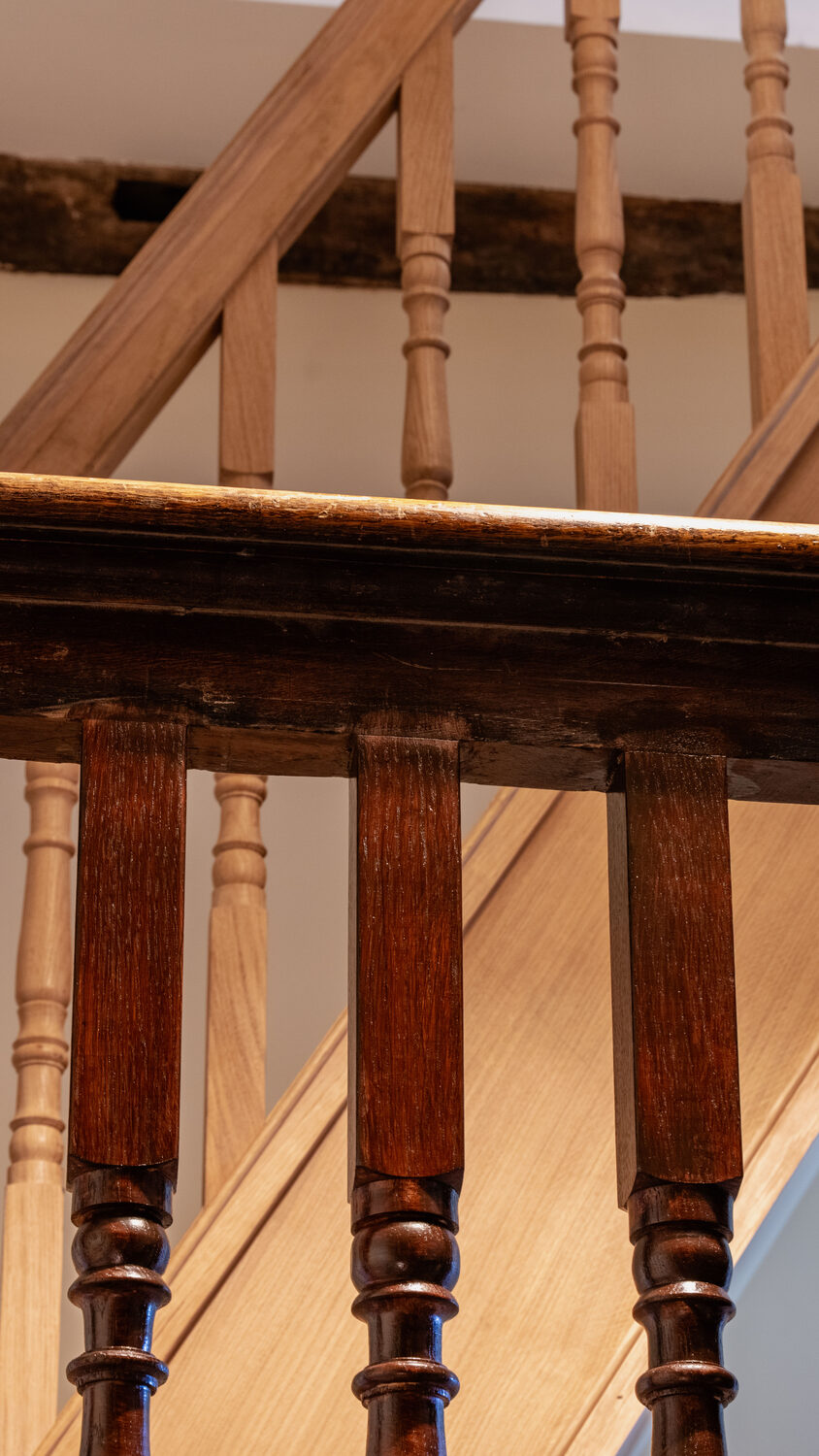 Period cottage and bespoke oak staircase