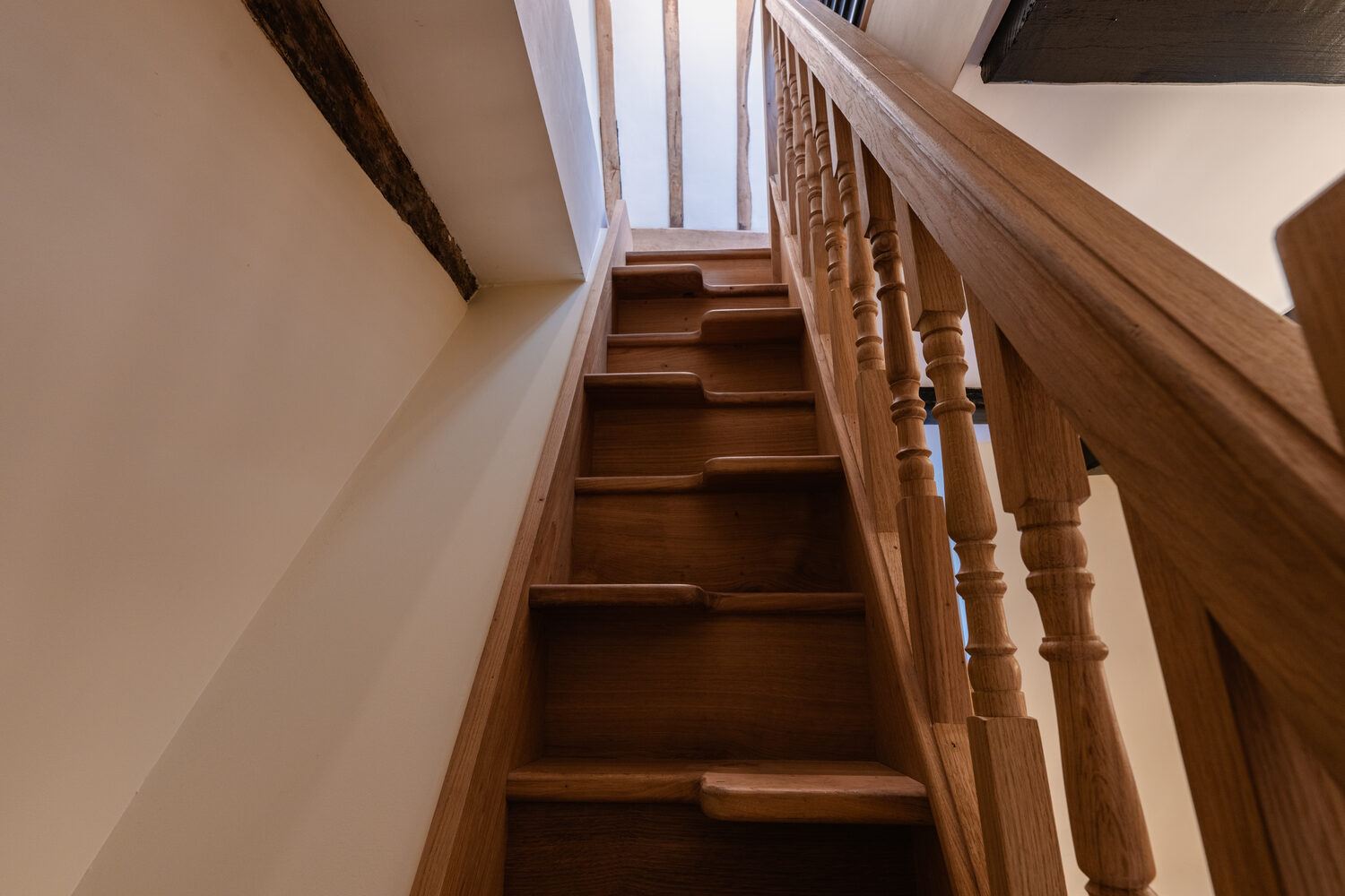 Period cottage and bespoke oak staircase