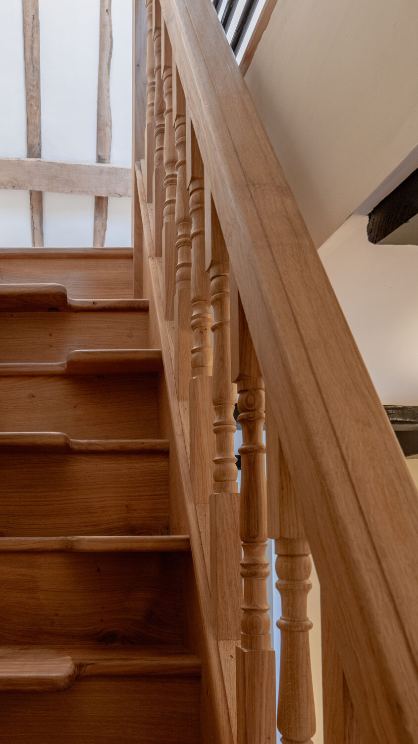 Period cottage and bespoke oak staircase