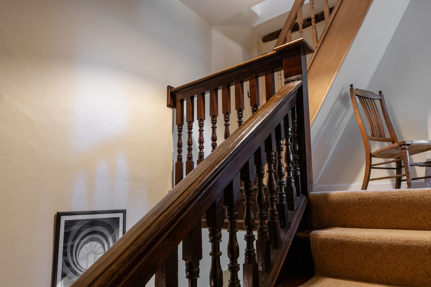 Period cottage and bespoke oak staircase