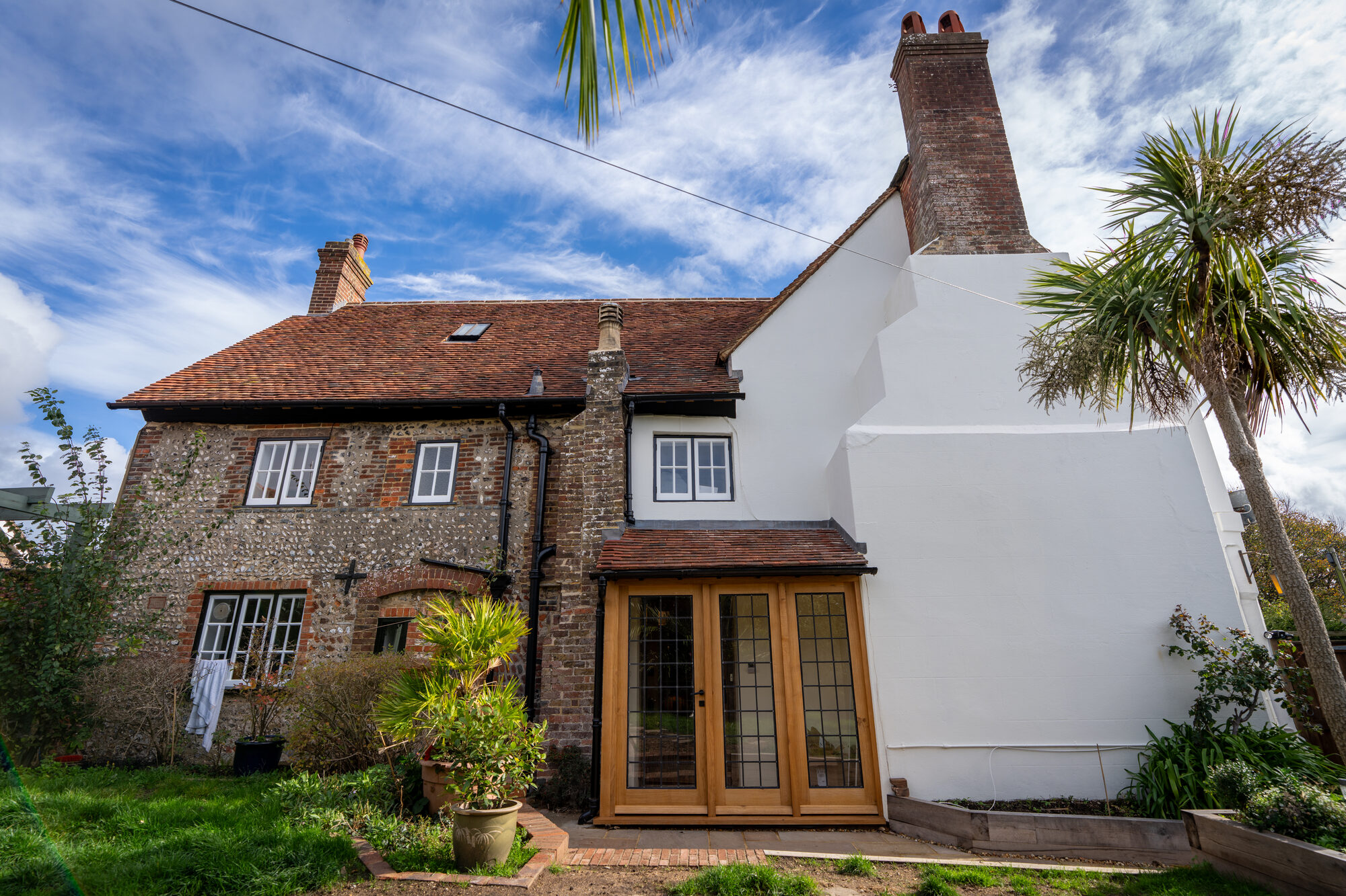 Restored period cottage exterior