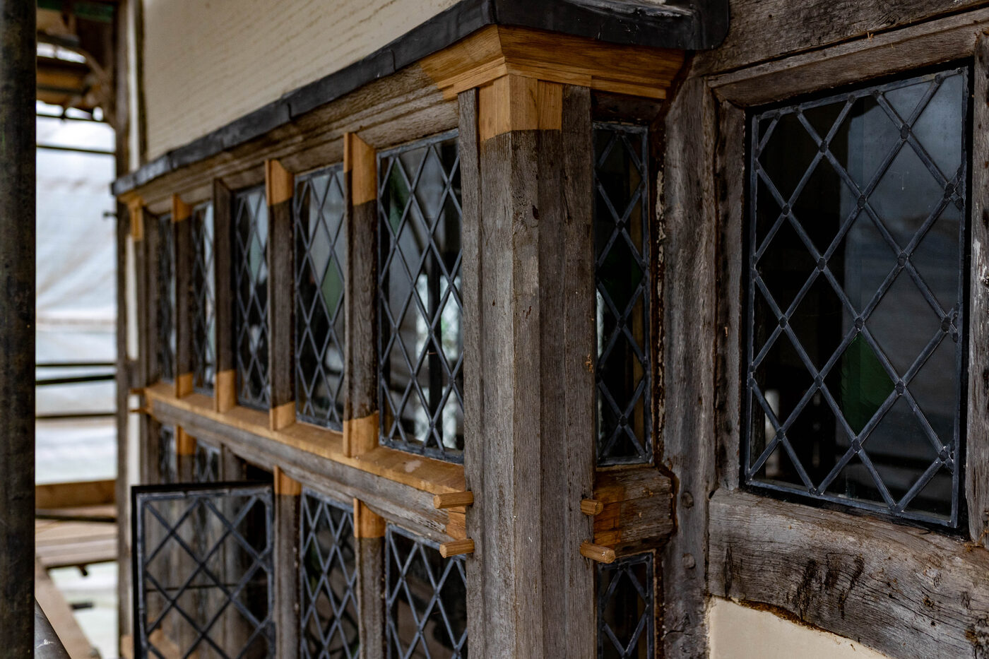 Wapsbourne Manor oak-frame restoration
